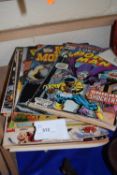 Quantity of assorted comics