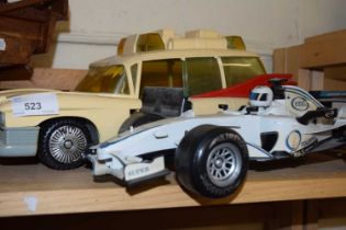 Model Ambulance and a racing car (2)