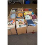 Pallet containing ten boxes of various mixed books