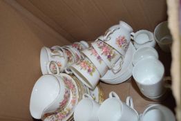 Quantity of Colclough floral decorated tea wares