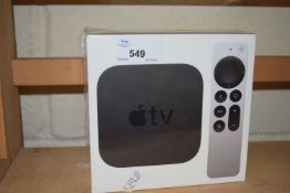 A 4k Apple TV, sealed box