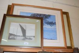 Photograph of a Wherry together with two other pictures