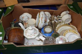Mixed Lot: Assorted ceramics to include Aynsley, tea wares, tobacco jar, pewter mug etc