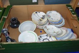 Quantity of assorted tea wares, to include Shelley tea saucers