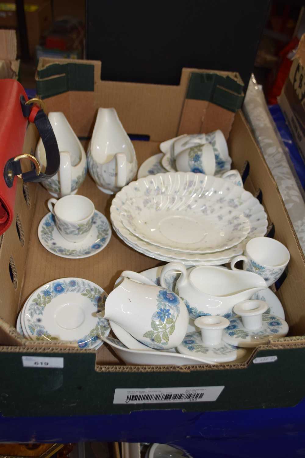Quantity of Wedgwood Clementine tea and dinner wares and others