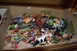 Quantity of toy figures and animals