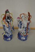 Pair of modern Chinese figures