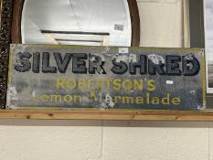 Silver Shred Marmalade sign