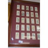 Players Cigarette Charles Dickens series cards, framed