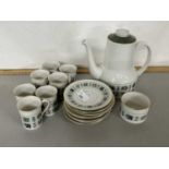 Royal Doulton Tapestry pattern coffee set