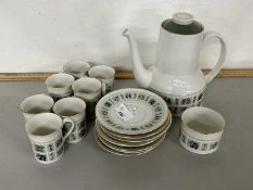 Royal Doulton Tapestry pattern coffee set