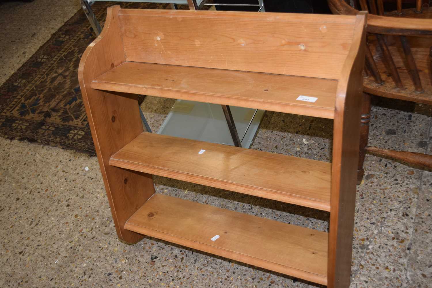 Small pine shelf unit