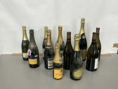 Group lot of various bottles of assorted Champagne, Sparkling Wine and others