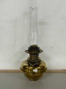 Brass based oil lamp