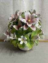 Porcelain group of flowers