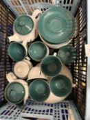 Quantity of Denby, Green Wheat table wares