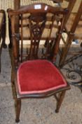 Small late 19th Century child's stick back chair