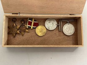A group of Second World War medals comprising the 1938-1945 Star, the France and Germany Star,