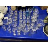 Mixed Lot: Various 19th Century and later drinking glasses