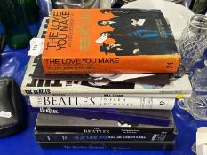 Collection of various books on The Beatles