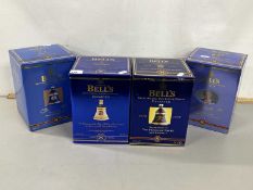 Four boxed Wade Whisky bells