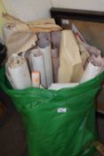 Bag of various assorted Ordnance Survey maps and other items