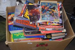 Box of various children's books, annuals, magazines etc