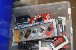 Quantity of assorted toy cars, boxed