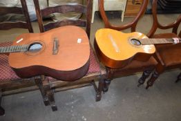 Two acoustic guitars for restoration