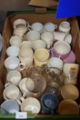 Quantity of assorted royal commemoratives and other mugs and glass ware