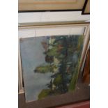 Kennet Paterson, Grey Cottage, Kelvedon, oil on board, framed