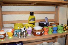 Mixed Lot: Assorted mugs, egg cups etc