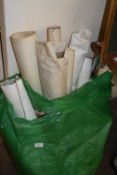 A bag of various Ordnance Survey and other similar maps, various posters and assorted items