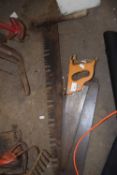 Mixed Lot: Various vintage saws