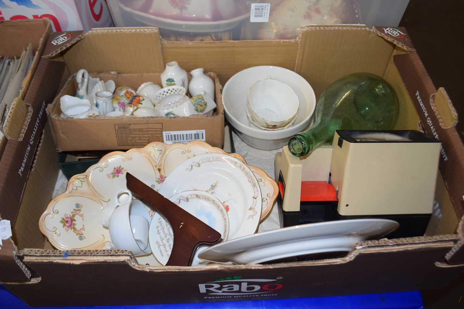Mixed Lot: Royal Doulton, Crown Ducal, crested wares, flat ware and other items