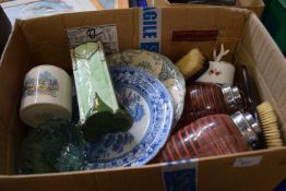 Mixed Lot: Glass cocktail shakers, assorted ceramics, vases and other items