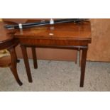 Small 19th Century mahogany folding tea table