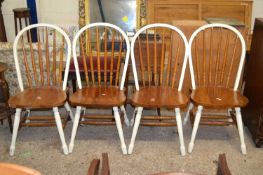 Set of four kitchen chairs
