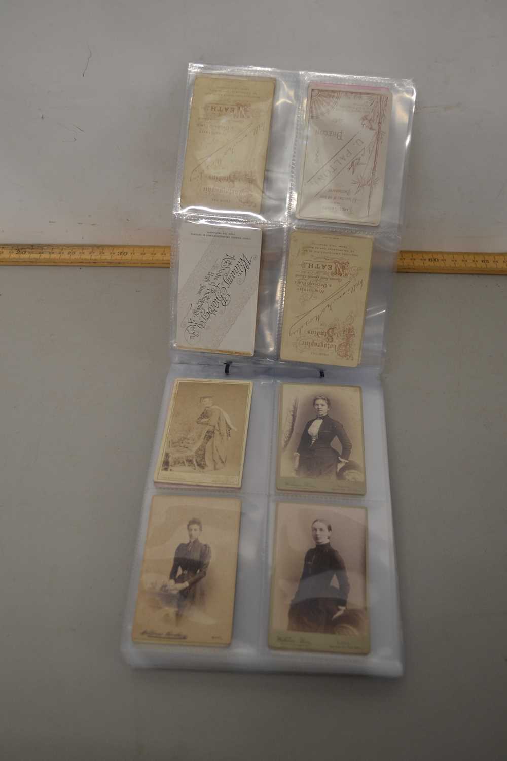 A group of various vintage photographs, CDV cards etc - Image 2 of 2