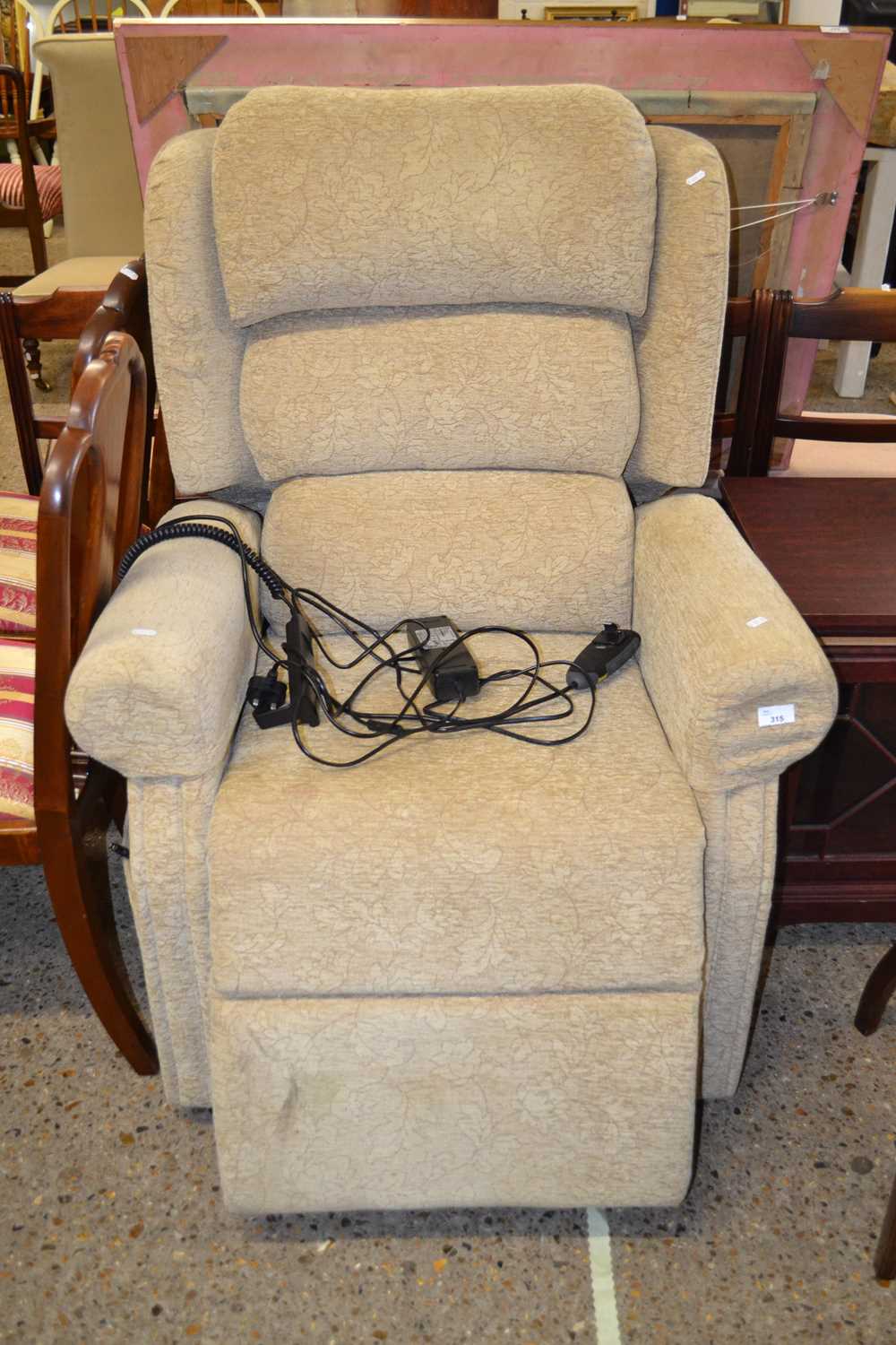 An electric recliner chair