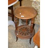 Late 19th Century two tier circular occasional table