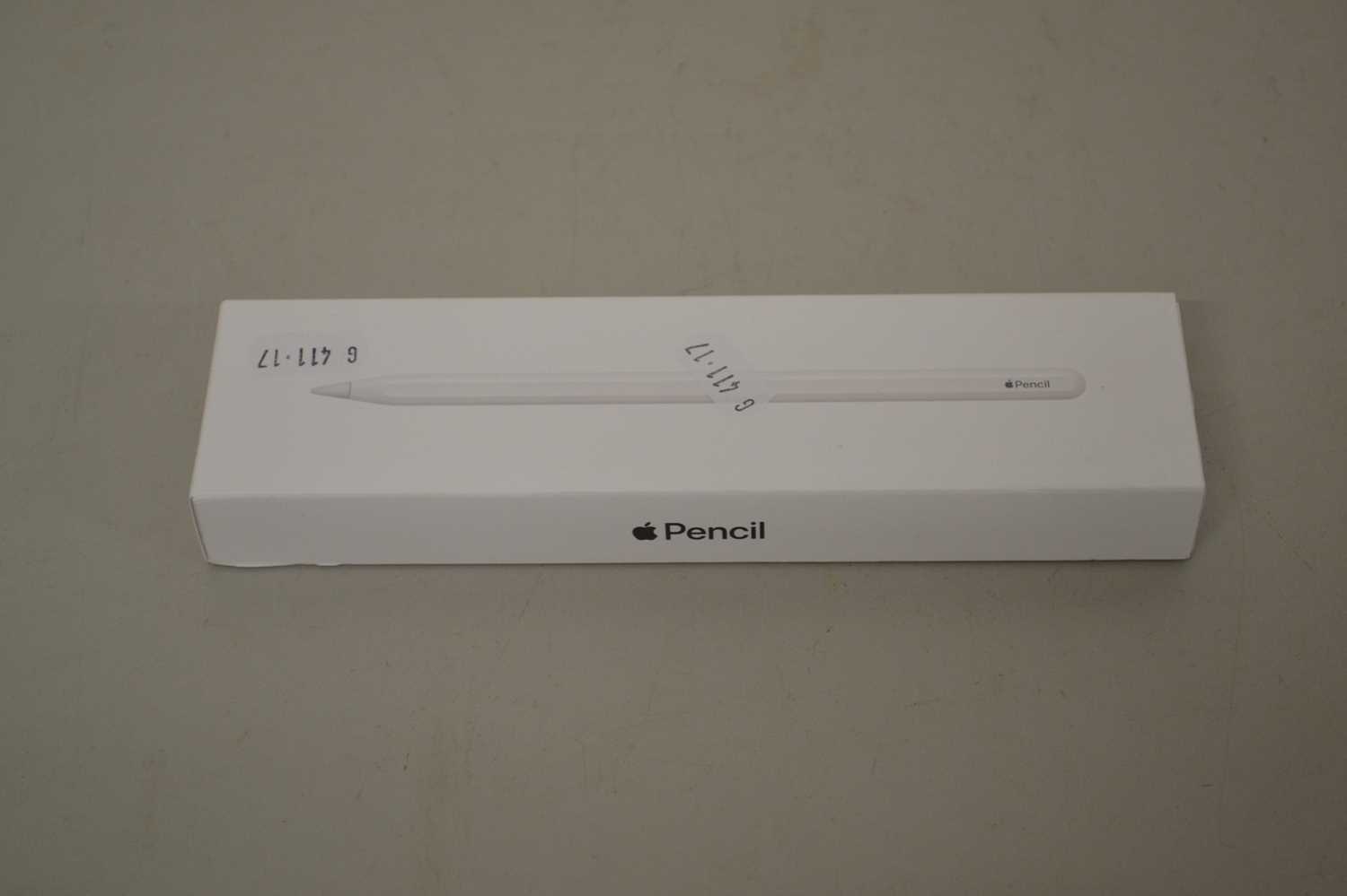 An Apple pencil, boxed