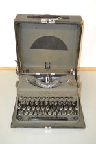 An Imperial typewriter