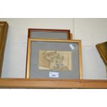 Group of small framed maps, Chinese Empire and Japan, France, Portugal and Spain