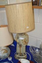 A Bernard Rooke table lamp, the base formed as a medieval knight