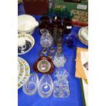 Mixed Lot: Various 19th Century and later drinking glasses and other related items