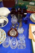 Mixed Lot: Various 19th Century and later drinking glasses and other related items