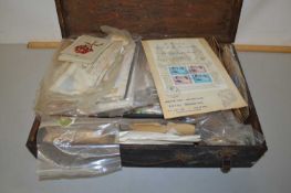 Case of various world stamps, mostly 20th Century