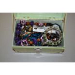 Box of various assorted costume jewellery