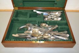 Canteen of silver plated cutlery